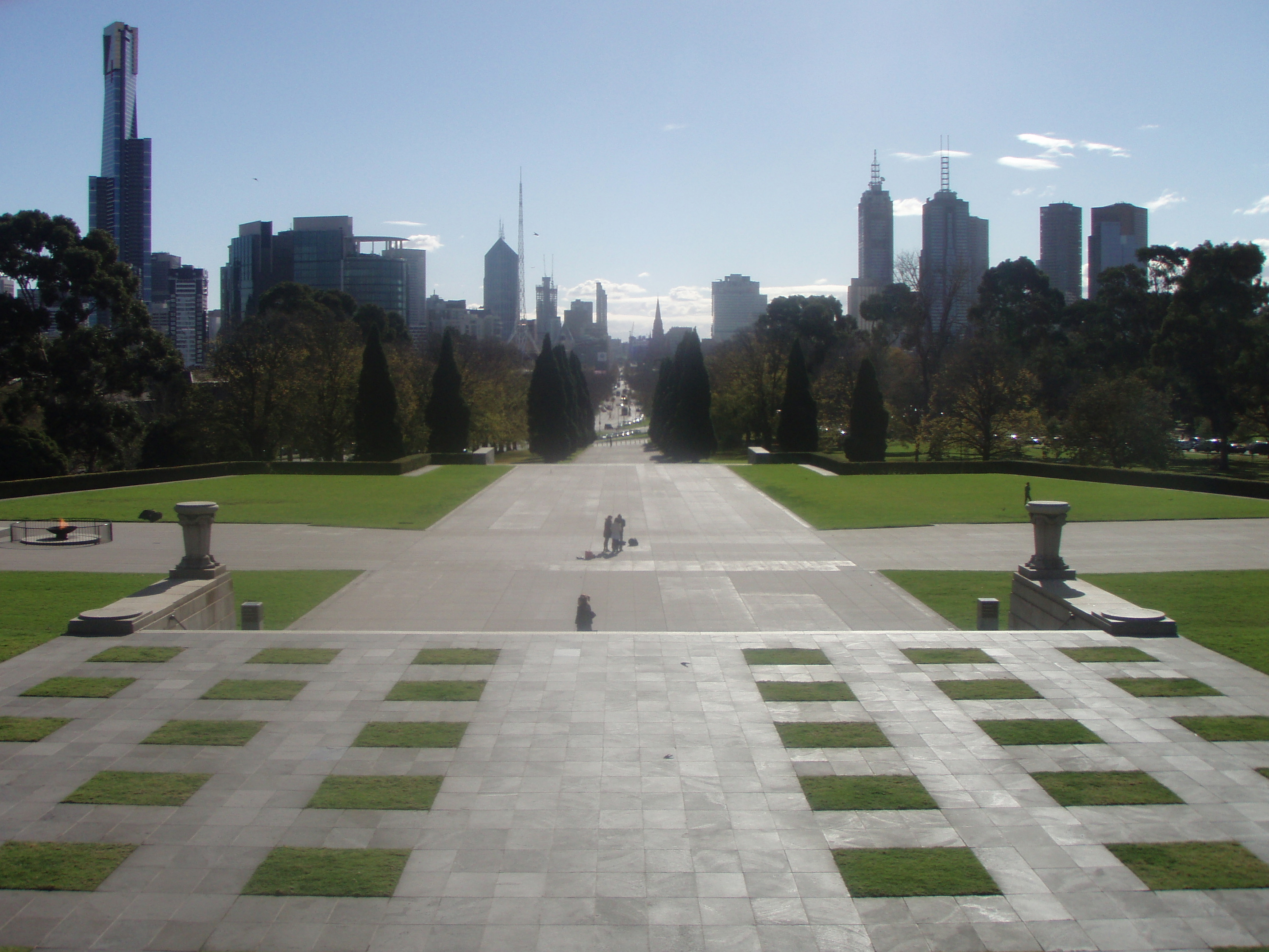 The Shrine of Remembrance Forecourt
